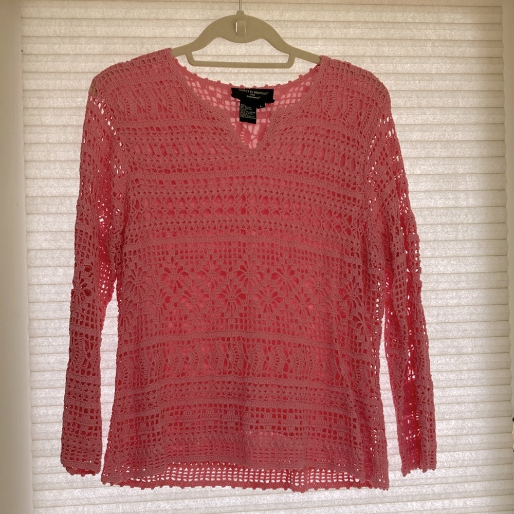 Collette Mordo for Sadimara Crochet sweater, size L